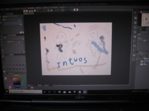 dorublog | パソコンでお絵描きいたずら書きペンタブ購入してみました。ワコム Intuos Comicペンタブレットペン&タッチ マンガ・イラスト制作用モデル Mサイズ ブラック CTH-690/K1 wacom