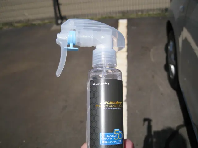 シラザン50の専用メンテナンス剤 使い方 スプレー式ガラスコーティング